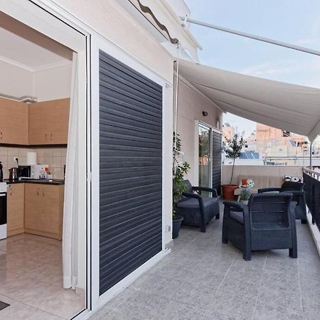 Big Terrace Near Metro And Athens Center Apartment Exterior foto